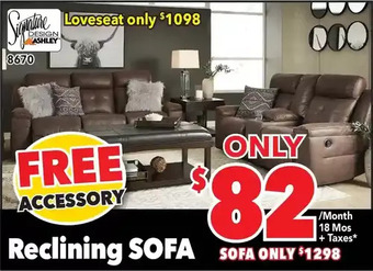 Surplus Furniture Jesolo brown reclining sofa offer