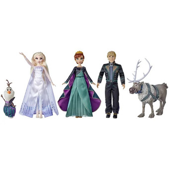 Toys R us Disney's frozen 2 frozen finale set, anna, elsa, kristoff, olaf, sven dolls with fashion doll clothes and accessories offer