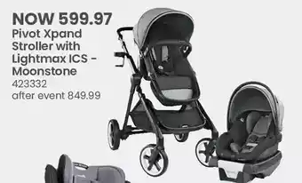 Babies 'R' Us Evenflo gold sensorsafe pivot xpand smart modular travel system - r exclusive offer