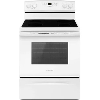 The Brick Amana 4.8 cu. ft. freestanding electric range – yaer6303mfw offer
