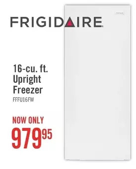 The Brick Frigidaire 16 cu. ft. upright freezer - fffu16f2vw offer