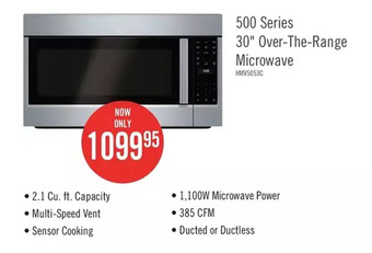 The Brick Bosch 500 series over-the-range microwave – hmv5053c offer