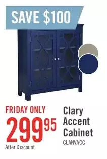 The Brick Clary accent cabinet - navy offer