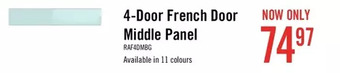 The Brick Samsung bespoke 4-door french-door refrigerator middle panel - ra-f36dmmcm/aa offer