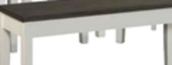 The Brick Ella dining bench - white offer
