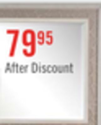 The Brick Tate mirror - silver offer