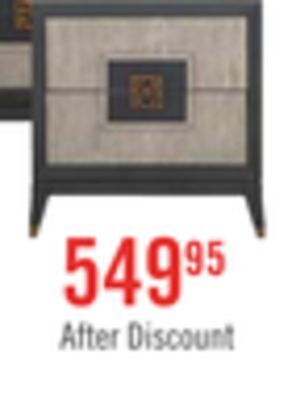 The Brick Tate nightstand - grey offer