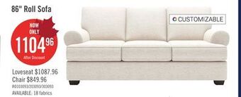 The Brick Sofa lab roll sofa - luxury sand offer