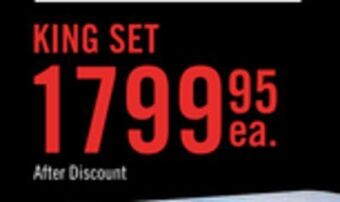 The Brick Serta icomfort prohd vibrance king mattress set offer