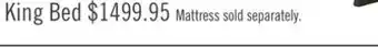The Brick Sweden king bed offer