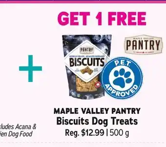 Ren’s Pets Depot Maple valley pantry biscuits dog treats offer