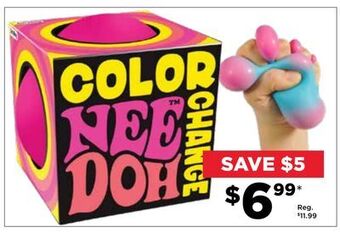 Showcase Nee doh color change offer