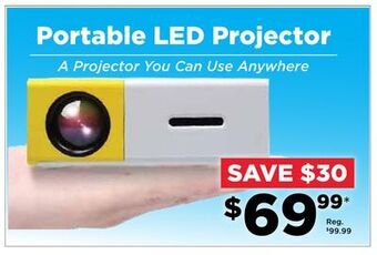 Showcase Portable led projector offer