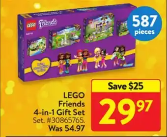 Walmart Lego friends 4-in-1 gift set offer