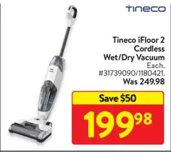 Walmart Tineco ifloor 2 cordless wet/dry vacuum offer