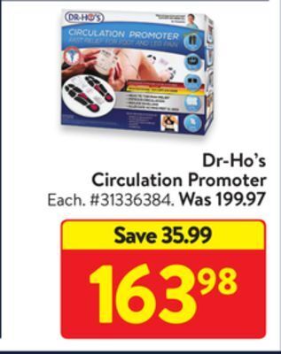 Walmart Dr-ho's circulation promoter offer