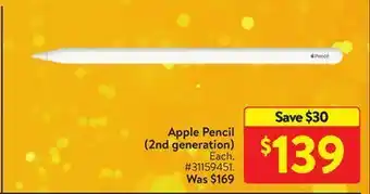Walmart Apple pencil offer