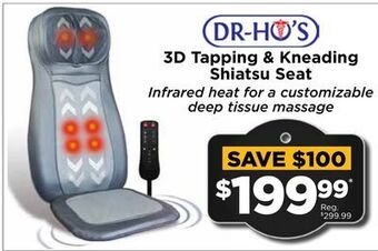 Showcase 3d tapping & kneading shiatsu seat offer