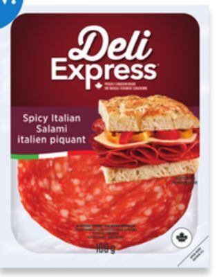 Walmart Deli express spicy italian salami offer
