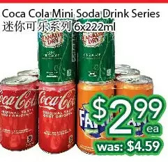 Ample Food Market Coca cola mini soda drink series offer