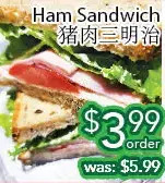 Ample Food Market Ham sandwich offer