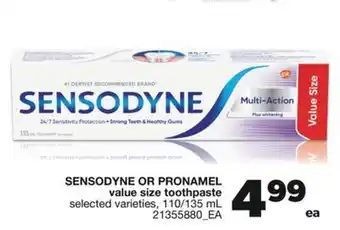 Real Canadian Superstore Double action sensodyne or pronamel offer