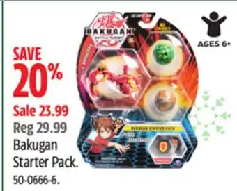 Canadian Tire Bakugan starter pack offer