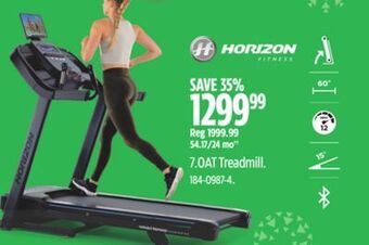 Canadian Tire Horizon 7.0at treadmill offer