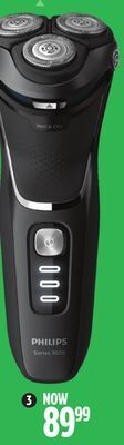 Canadian Tire Philips series 3000 wet/dry electric shaver offer