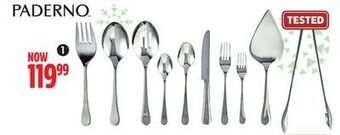 Canadian Tire Paderno richmond 55-pc flatware set offer