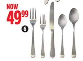 Canadian Tire Paderno pearson 20pc stainless steel flatware set, serves 4 offer