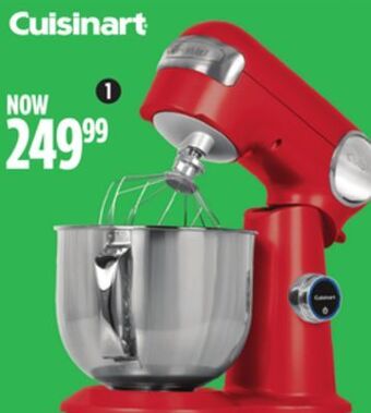 Canadian Tire Cuisinart digital control stand mixer, red offer