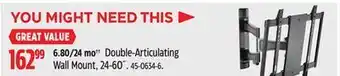 Canadian Tire Sky shelf double-articulating wall mount, 24-60˝ offer