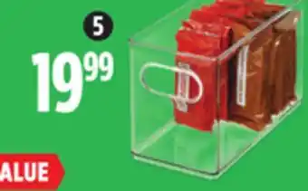 Canadian Tire The home edit narrow pantry bin offer