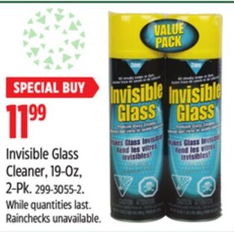 Canadian Tire Invisible glass cleaner, 19-oz, 2-pk offer