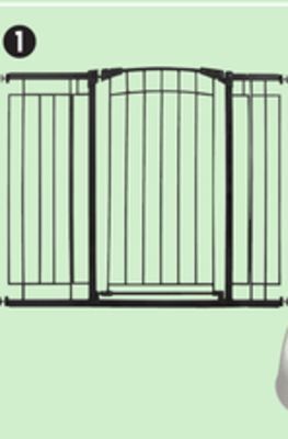 Canadian Tire Evenflo tall walk-thru metal gate offer