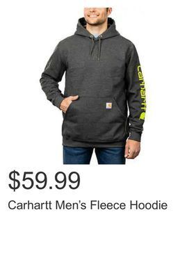 Costco Carhartt men's fleece hoodie offer