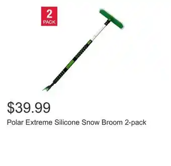 Costco Polar extreme silicone snow broom 2-pack offer