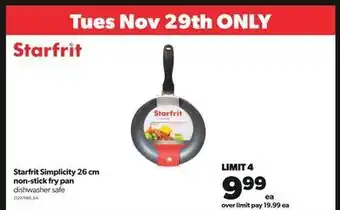 Real Canadian Superstore Starfrit simplicity 26 cm non-stick fry pan offer