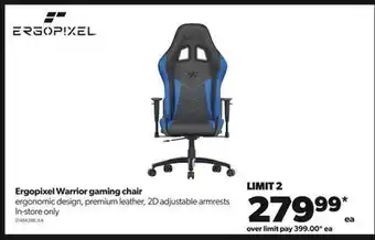 Real Canadian Superstore Ergopixel warrior gaming chair offer