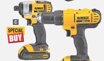 Home Depot 2-piece dewalt® 20v max drill and impact driver kit offer