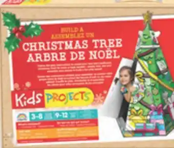 Home Depot Kids projects build a cardboard christmas tree offer