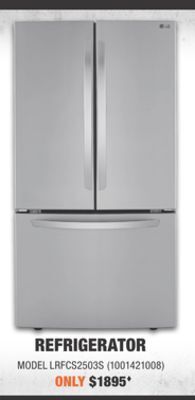 Home Depot Lg refrigerator offer