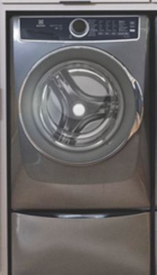 Home Depot Electrolux® 5.2 cu. ft. front load washer with steam in titanium offer