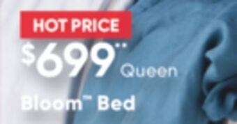 Sleep Country Bloom bed queen offer