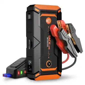 Best Buy Tacklife t8 pro 1200a peak 18000mah jump starter power bank with lcd screen offer