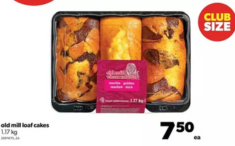 Real Canadian Superstore Old mill loaf cakes offer