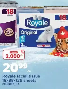 Real Canadian Superstore Royale facial tissue offer
