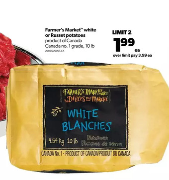 Real Canadian Superstore Farmer's market white or russet potatoes offer