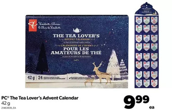Real Canadian Superstore Pc the tea lover's advent calendar offer